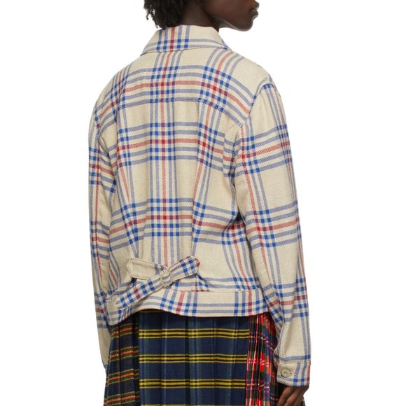 VIVIENNE WESTWOOD Beige Tartan Type 3 Jacket - Picture 6 of 16